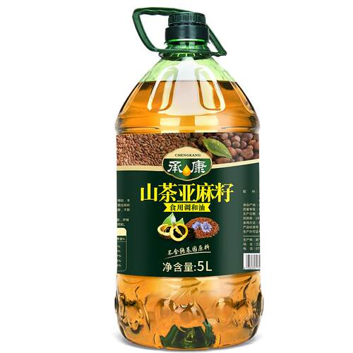 承康含山茶油橄榄油食用油物理压榨植物油炒菜调和油山茶橄榄油5L