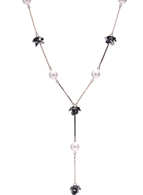 晶柜正品新款简单大方毛衣链