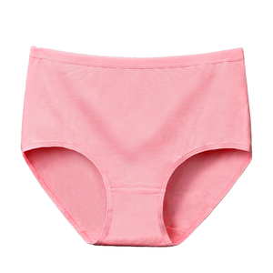 10条星期三角内裤女纯棉全棉质面料中腰性感胖MM大码透气少女夏款