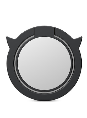 金属天使恶魔镜面手机通用个性指环支架粘贴式车载磁吸定制logo