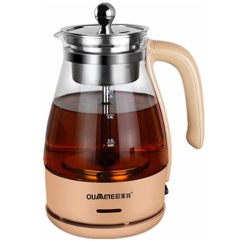 欧美特煮茶器蒸茶壶全自动蒸汽玻璃电热保温泡黑茶养生壶煮黑茶壶
