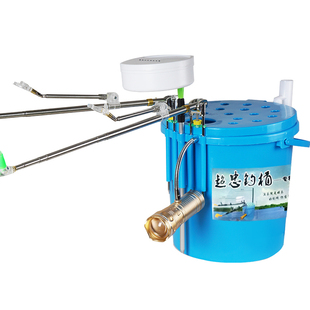 钓鱼桶可坐支架配件伞架炮台拉饵盘万向夜钓灯鱼护架超忠钓桶配件