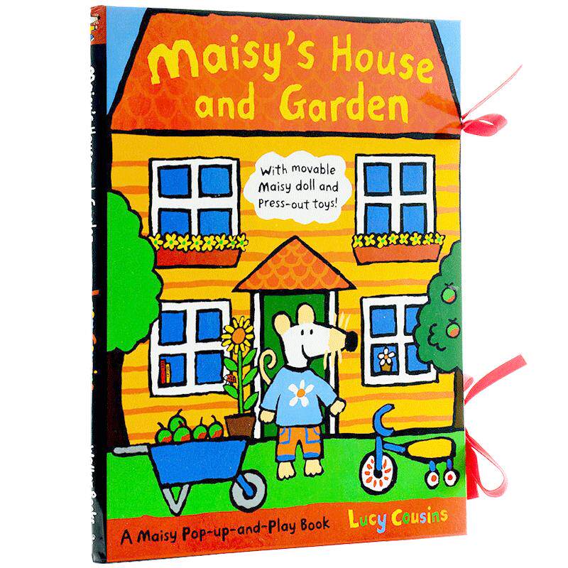 预售 【中商原版】Maisy's House and Garden 小鼠波波 房子和花园 搭建立体书场景