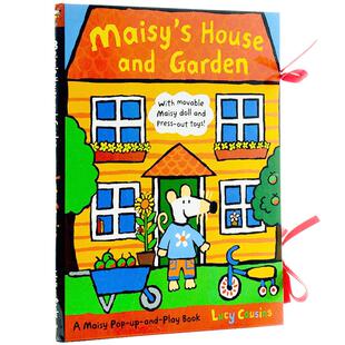 【中商原版】Maisy's House and Garden 小鼠波波 房子和花园 搭建立体书场景