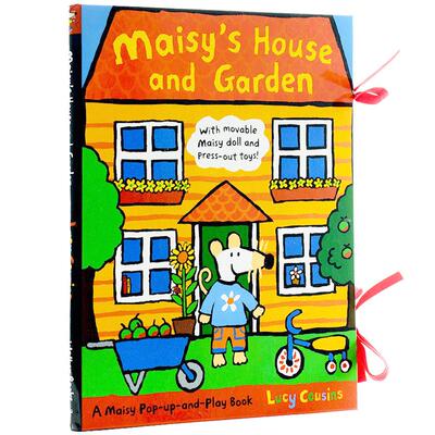 【中商原版】Maisy's House and Garden 小鼠波波 房子和花园 搭建立体书场景
