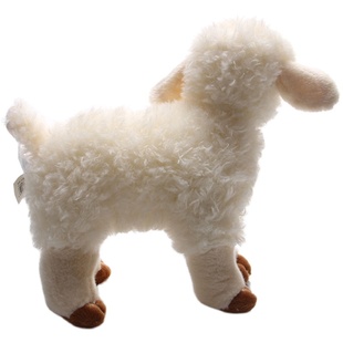 正版AURORA仿真小绵羊公仔小羊毛绒玩具生肖羊玩偶布娃娃男孩礼物
