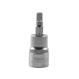 捷科工具SK3/8-HX中飞棘轮扳手配件套筒汽修工具3/8六角旋具套筒