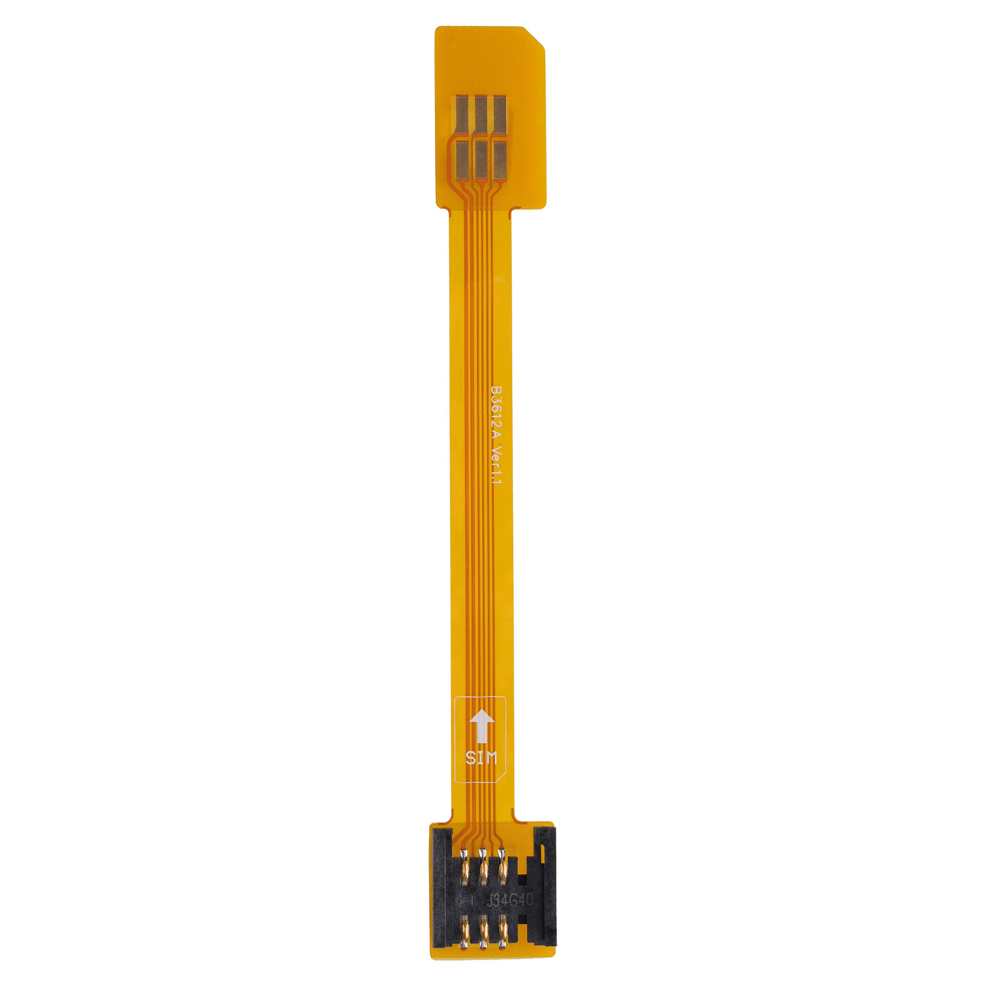 EP-084 镀金FPC材质标准SIM卡公对母转接器延长器小卡器 测试治具