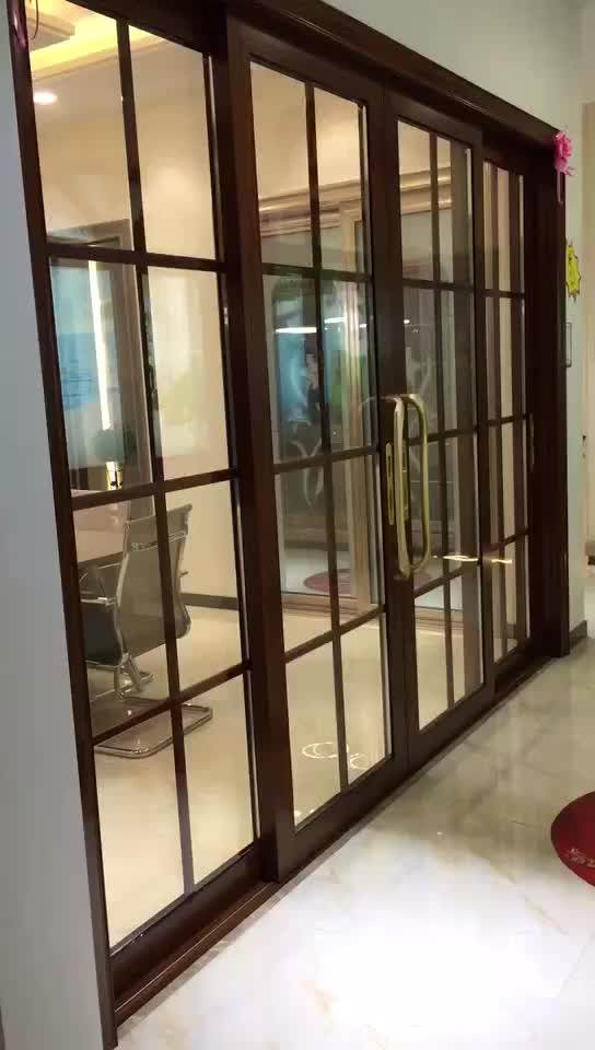 Soundproof Interior French Aluminum Laminated Insulated Glass Barn