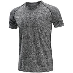 健身衣服男紧身短袖夏跑步篮球透气房大码训练运动背心t恤速干衣