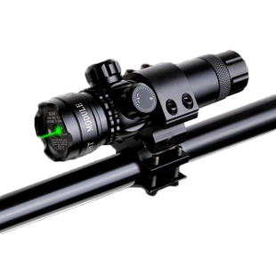 新款加长版超耐用低管夹红外线激光学瞄准器寻鸟镜红绿可调瞄准仪