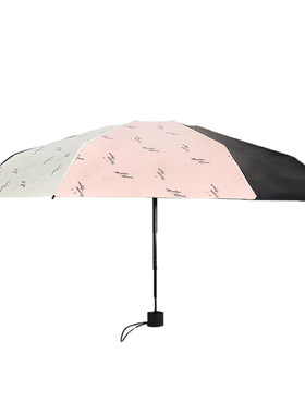 德国防晒超轻小清新黑胶雨伞