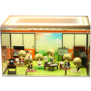 夏目友人帐手办Q版贵志斑猫咪老师娘口三三食玩摆件公仔生日礼物