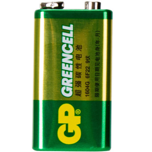 gp超霸9v碳性干电池6F229v九伏方形层叠万用表方块报警器1640G