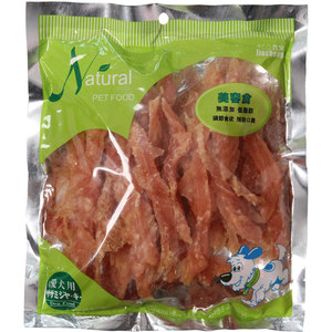 晋宠400g鸡小胸肉粗丝/鸡小胸拧丝纯鸡肉条宠物通用型狗狗零食