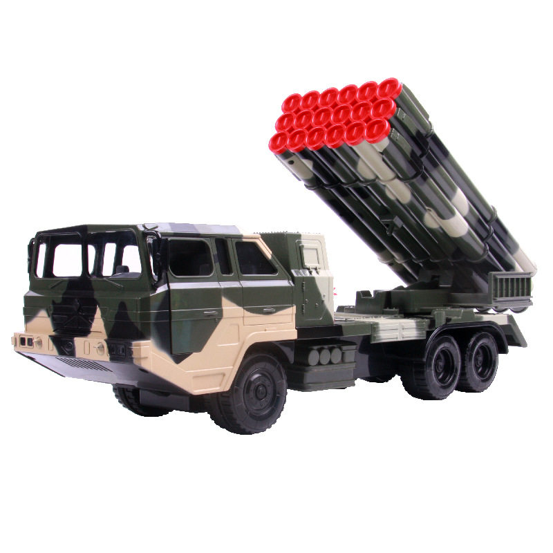 力利大号导弹发射车模型仿真反舰弹道防空导弹军事男孩玩具DF-21
