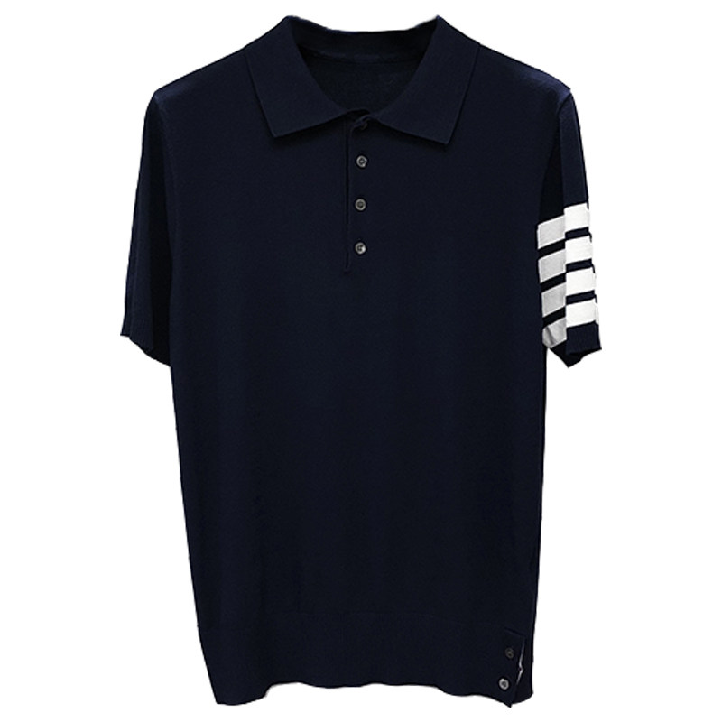 男女款夏季冰丝polo衫短袖