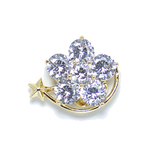 POPITS正品人字拖专用配饰DIY拖鞋饰扣奥地利水晶小花系列