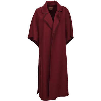 fufen福芬秋冬新款女五分袖开衫