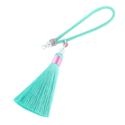中国结流苏人造丝把玩挂绳玉器