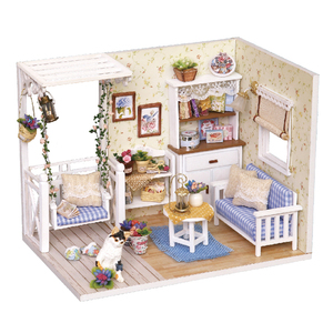 DIY玻璃小屋模型男女生日创意礼物迷你手工制作房子建筑小猫日记