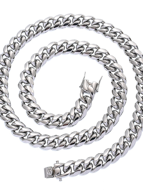 xxxtentacionsilver百搭古巴链