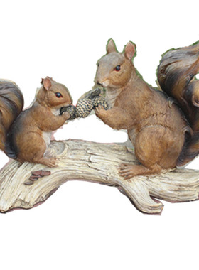 户外仿真树脂庭院草坪园林松鼠