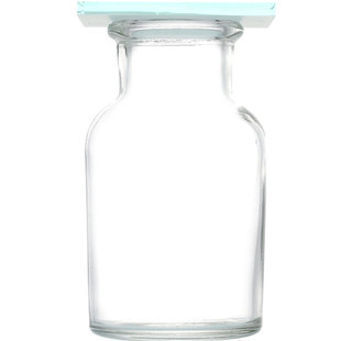 【包邮 送塞子】汇达 玻璃集气瓶 气体收集瓶60 125 250 500 1000ml化学实验边口磨砂集气瓶带磨砂玻璃片