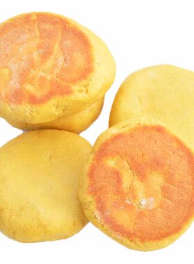 12个玉米面手工大饼子不加糖北方