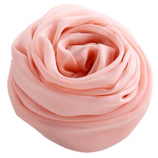 白色丝巾女士秋冬季真丝围巾纱巾长条薄款披肩高级感时尚洋气高档