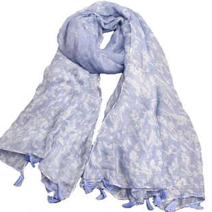 夏天围巾女丝巾百搭防晒棉麻夏季文艺春秋薄长新款超大沙滩巾披肩