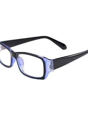 全框长方形成品男女士通用配有度数近视眼镜50/100/200/400/600度