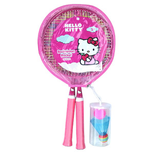 Hello Kitty儿童球拍羽毛球拍宝宝玩具大头拍户外玩具小女孩礼物