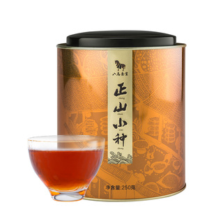 八马茶业 正山小种茶叶红茶 武夷正山小种茶叶罐装自饮250克