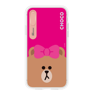 韩国Line Friends布朗熊iphoneX来电闪苹果10新款防摔发光保护套X