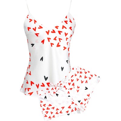 MANITO/曼尼陀 Loved真丝吊带短套装舒适桑蚕丝短裤睡裙两件套