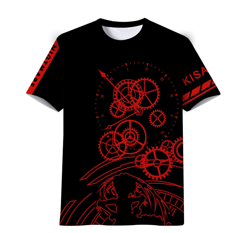 约会大作战 时崎狂三 狂三 四动漫T恤/鞋帽/服装