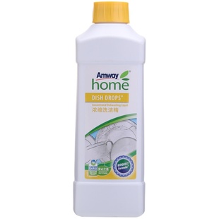 安利浓缩洗洁精优生活碟新洗碗液1L可洗果蔬餐具专用小瓶洗涤剂正