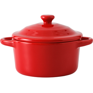 带盖碗双耳碗炖盅瓦罐汤盅陶瓷蒸蛋专用碗家用辅食碗餐具儿童小碗