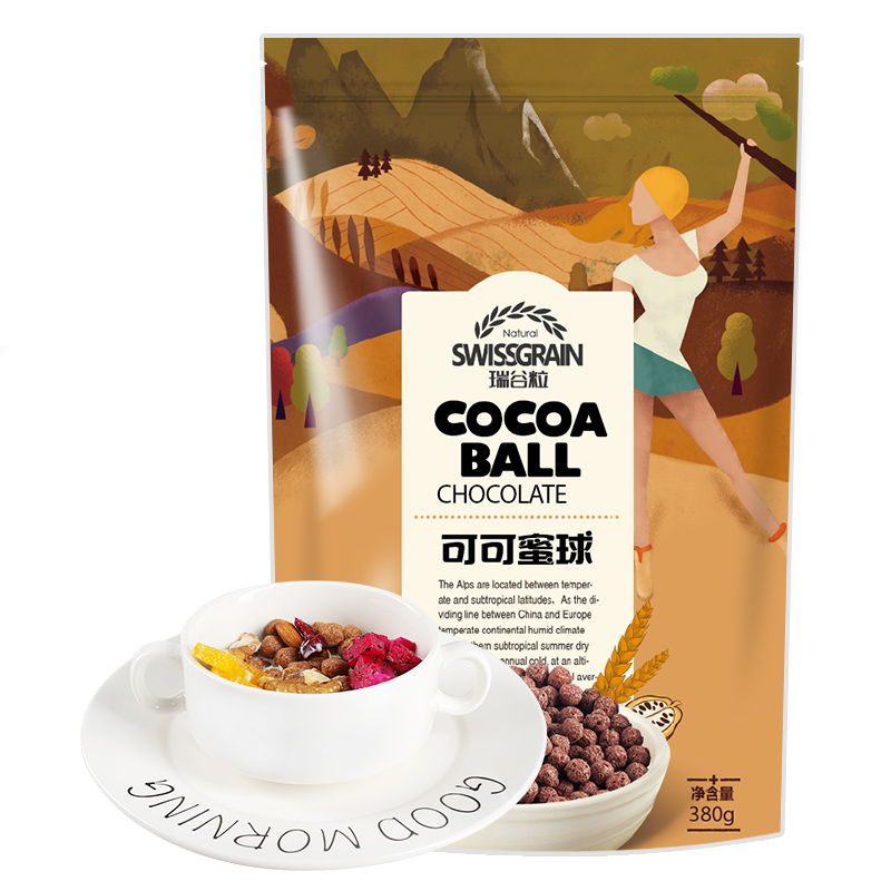 瑞谷粒0脂0油炸可可蜜球