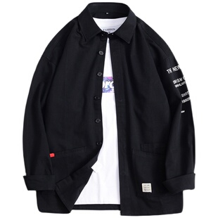 大码衬衫男春季新款休闲长袖上衣纯棉宽松男士胖子加肥加大码男装