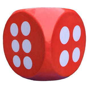 大骰子活动游戏道具大色子大筛子骰子定制泡沫骰子大号玩具游戏团