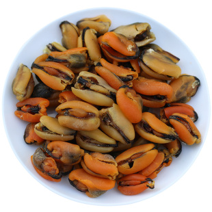 新晒海虹肉干 大连干贻贝 去壳淡菜 青口贝干货 贝类海鲜特产