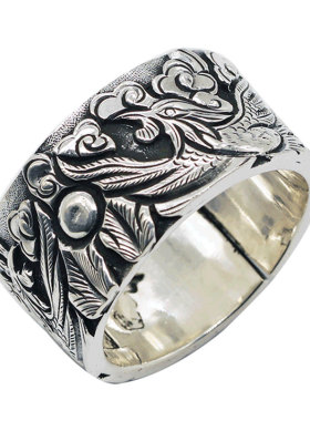 红银原创戒指女款99复古文艺霸气