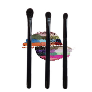 万刷堂灰鼠毛三支眼影刷 眼影打底刷 鼻影刷晕染感光刷柔软化妆刷