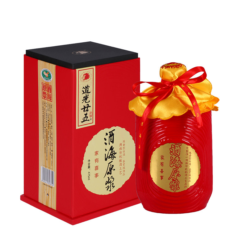 锦州特产 道光廿五酒海原浆家有喜事 陈香型白酒475ml