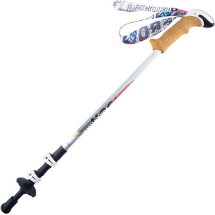 鲁滨逊登山杖山缘升级三节外锁手杖碳素纤维拐杖户外登山用品装备