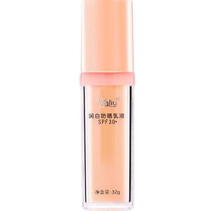 防晒霜清爽防晒乳女夏艾丽素润白防晒乳液SPF34不流汗遮瑕隔离