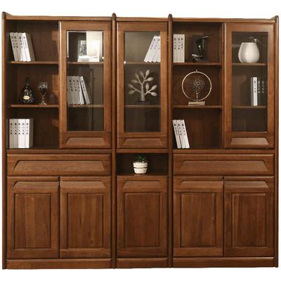 顺心家具胡桃楸木功能书房家具