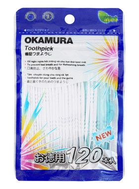 原装进口冈村okamura一袋牙线棒